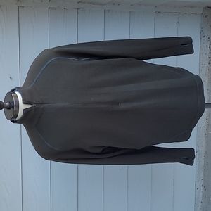 SMARTWOOL Dark‎ Green Brown Merino Wool Blend Mens XL Half Zip Pullover Sweater